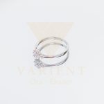 FEHÉR ARANY ELJEGYZÉSI GYŰRŰ