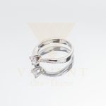 FEHÉR ARANY ELJEGYZÉSI GYŰRŰ