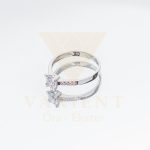 FEHÉR ARANY ELJEGYZÉSI GYŰRŰ