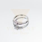 FEHÉR ARANY ELJEGYZÉSI GYŰRŰ