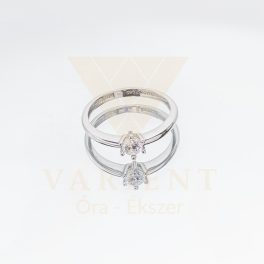 FEHÉR ARANY ELJEGYZÉSI GYŰRŰ