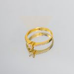 SÁRGA ARANY ELJEGYZÉSI GYŰRŰ