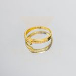 SÁRGA ARANY ELJEGYZÉSI GYŰRŰ