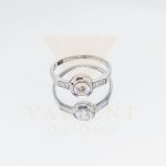 FEHÉR ARANY ELJEGYZÉSI GYŰRŰ