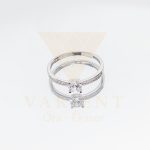 FEHÉR ARANY ELJEGYZÉSI GYŰRŰ