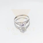 FEHÉR ARANY ELJEGYZÉSI GYŰRŰ