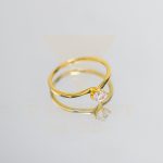 SÁRGA ARANY ELJEGYZÉSI GYŰRŰ