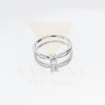 FEHÉR ARANY ELJEGYZÉSI GYŰRŰ