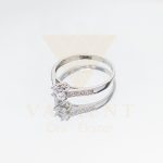 FEHÉR ARANY ELJEGYZÉSI GYŰRŰ