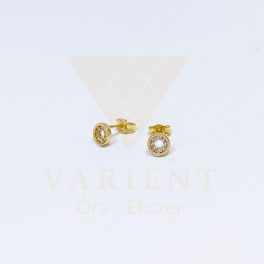 SÁRGA ARANY KÖVES KÖR FÜLBEVALÓ